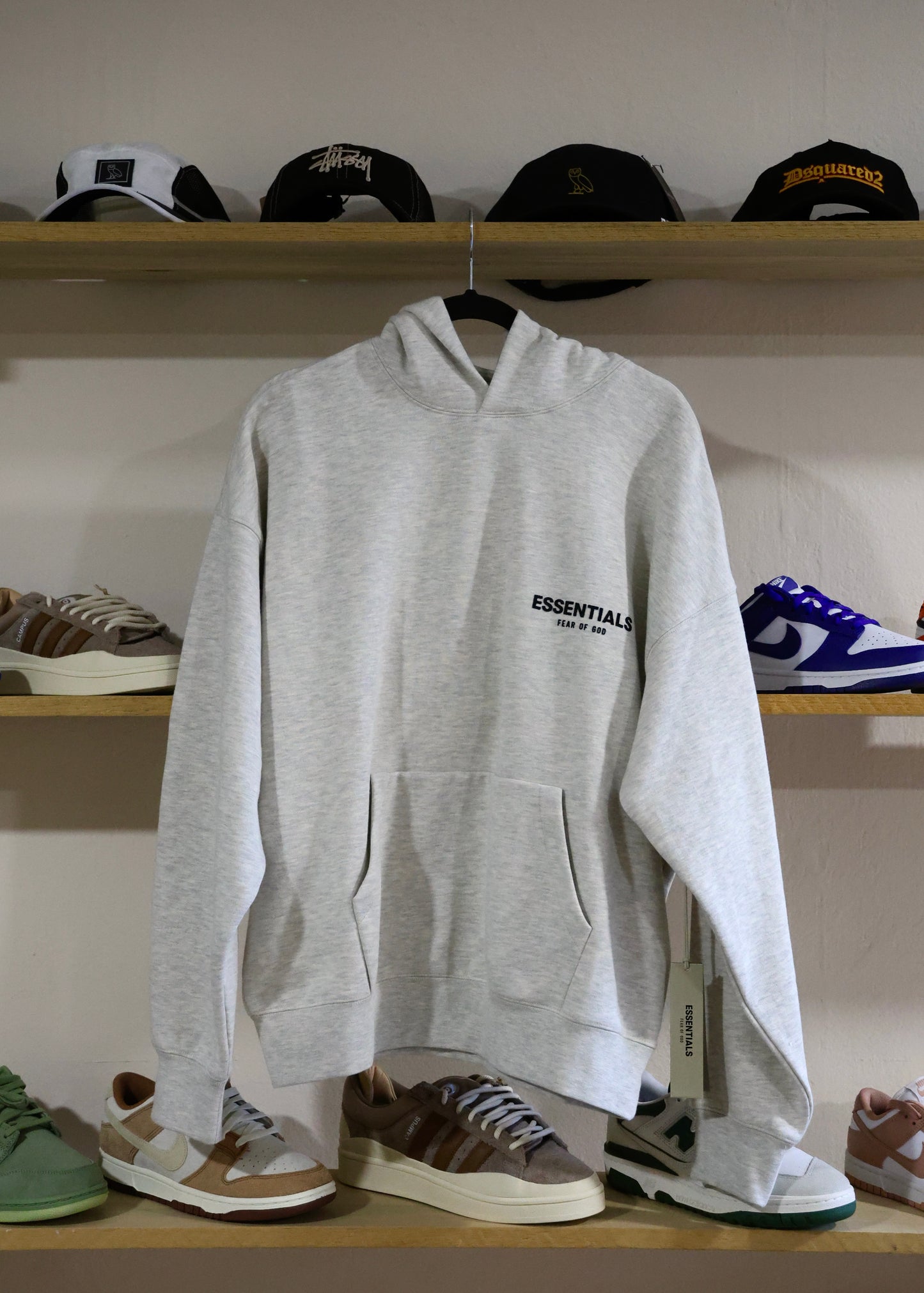 Fear of God Essentials "Light Oatmeal" Hoodie