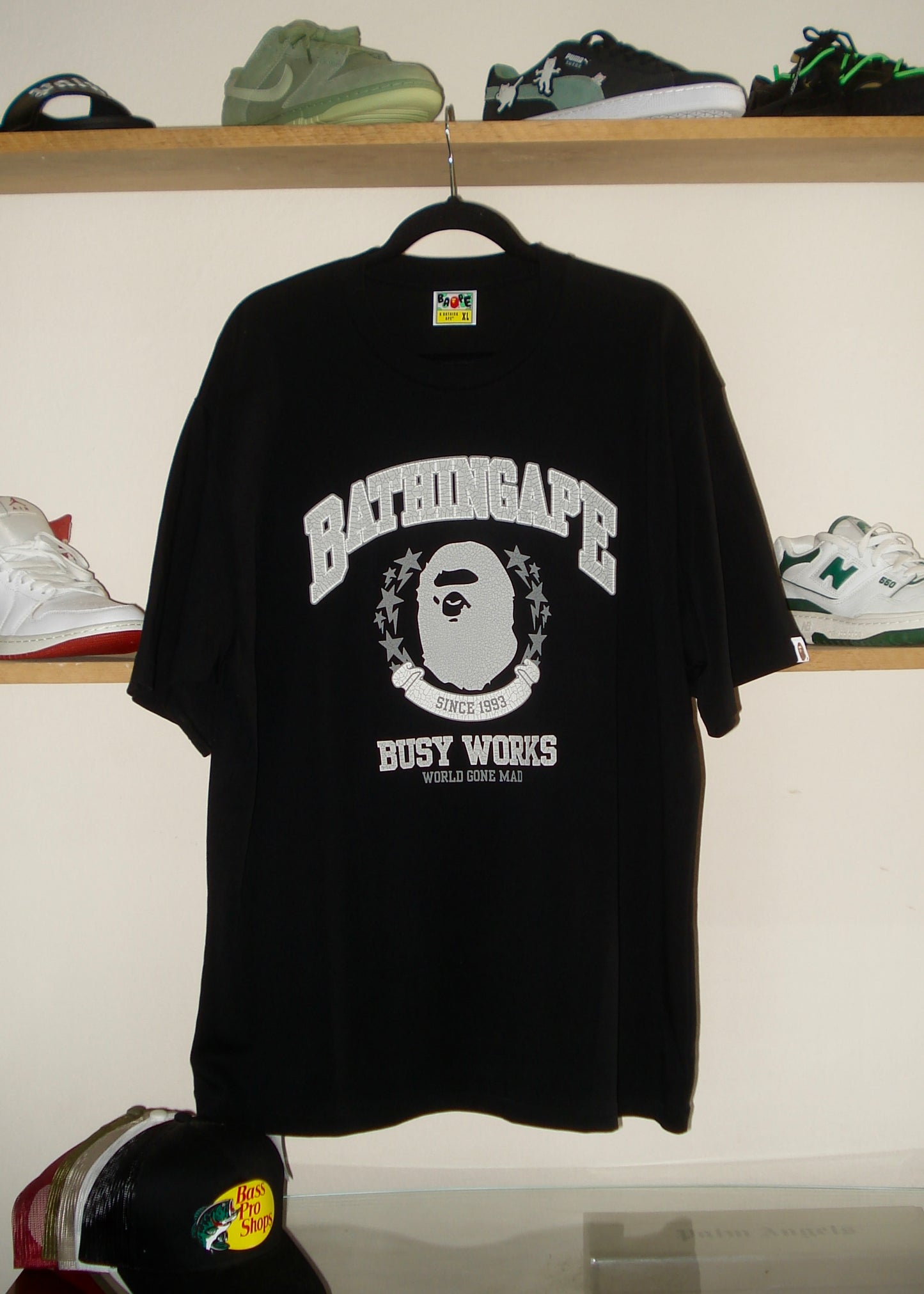 Bape “Busy Works” College Tee
