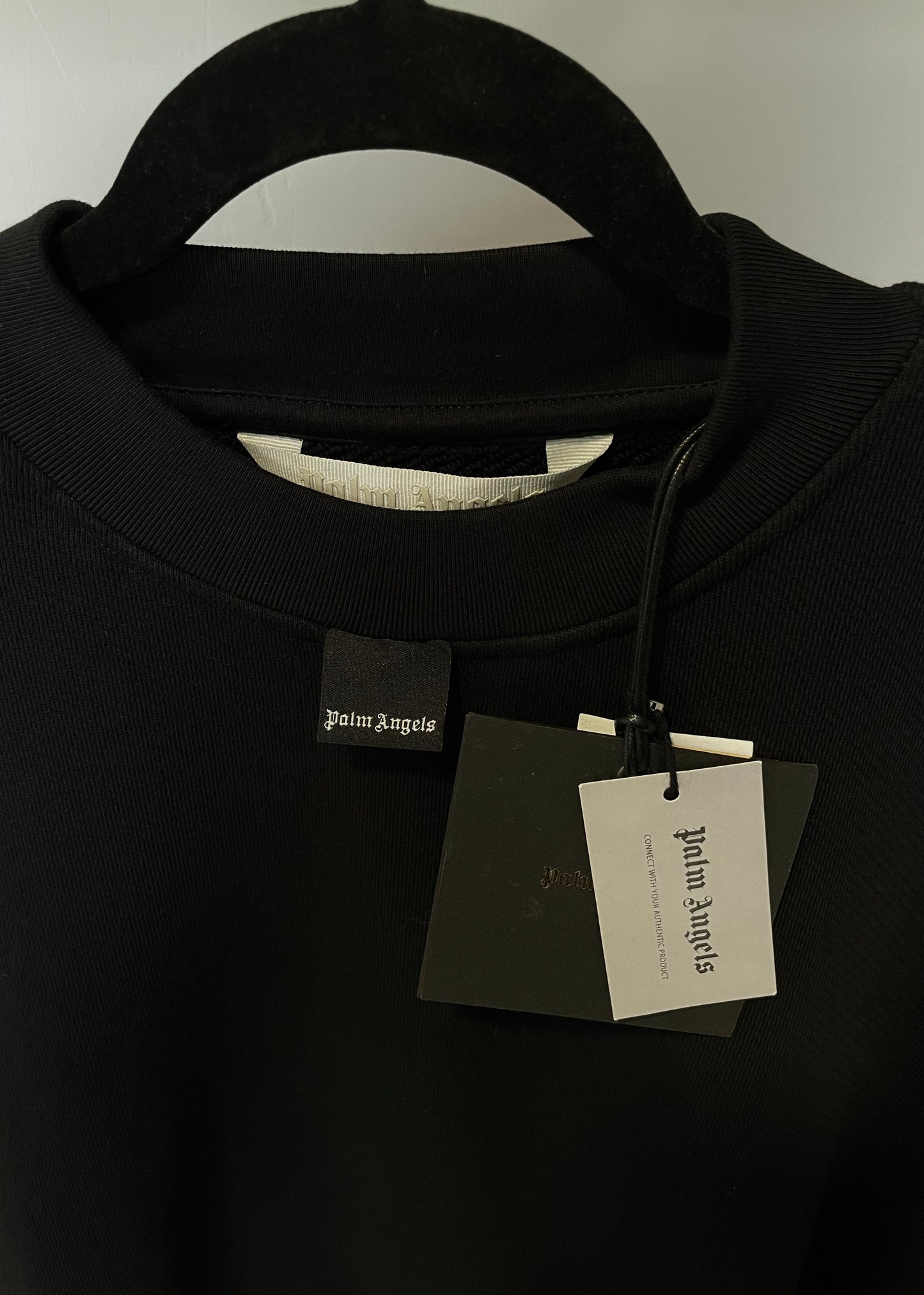 Palm Angels "Blurred Logo" Crewneck