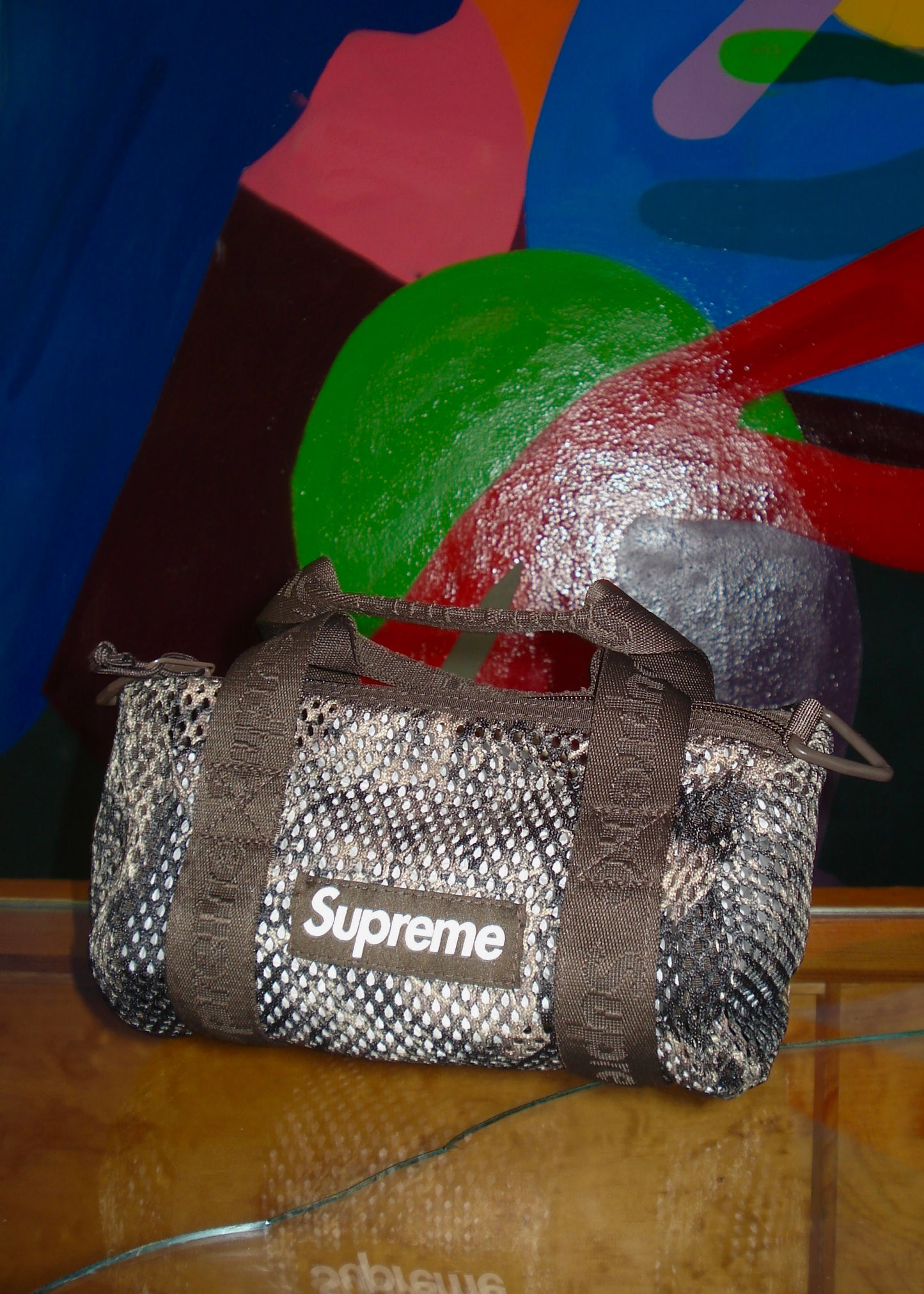 Supreme ss25 Mesh Mini Duffle Bag