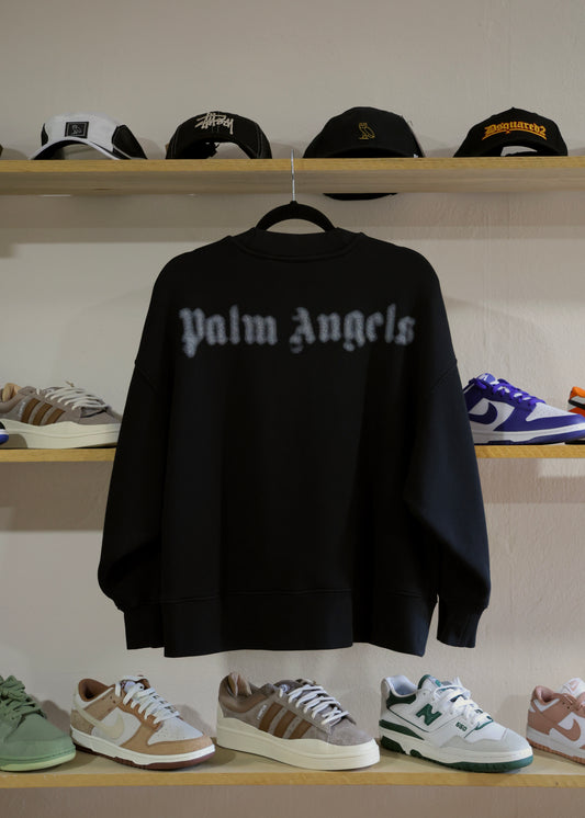 Palm Angels "Blurred Logo" Crewneck